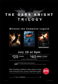AMC's The Dark Knight Trilogy Movie Poster