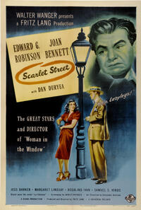SCARLET STREET/HANGMEN DIE! Movie Poster