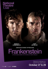 Frankenstein (Cumberbatch as Creature) Encore 2014 Movie Poster