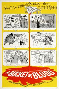 A BUCKET OF BLOOD / WAR OF THE SATELLITES Movie Poster