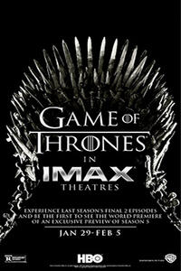 Game of Thrones The IMAX Experience (Season 4, Episodes 9 and 10) Movie Poster