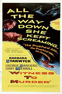 Witness to Murder / Jeopardy Movie Poster