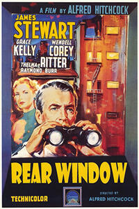 REAR WINDOW / THE NIGHT OF THE HUNTER Movie Poster