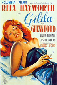 Film Noir Fashion / GILDA Movie Poster