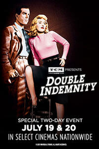 TCM presents Double Indemnity Movie Poster