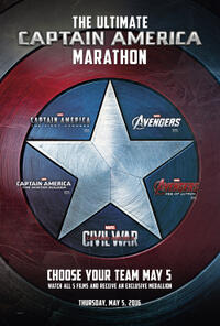 Captain America Marathon Movie Poster