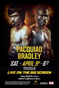 Pacquiao vs Bradley 3 Movie Poster