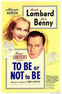 TO BE OR NOT TO BE/THE 39 STEPS Movie Poster