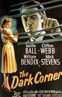 THE DARK CORNER/BEHIND GREEN LIGHTS Movie Poster