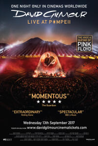 DAVID GILMOUR LIVE AT POMPEII Movie Poster