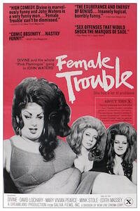 FEMALE TROUBLE/HEAVY TRAFFIC Movie Poster