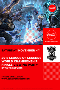 2017 League of Legends World Championship Finals Viewing Party by Coke Esports Movie Poster