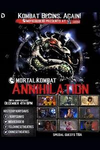 Moviedude Mortal Kombat II: Annihilation w/ Q&A Movie Poster