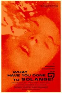 WHAT HAVE YOU DONE TO SOLANGE?/HOUSE OF PSYCHOTIC WOMEN Movie Poster