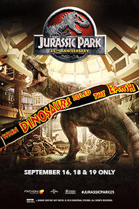 Jurassic Park 25th Anniversary Movie Poster
