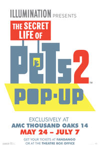 The Secret Life Of Pets Pop-Up Movie Poster