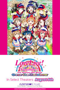 Love Live! Sunshine!! The School Idol Movie: Over the Rainbow Movie Poster