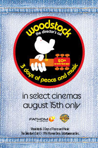 Woodstock (1970) 50th Anniversary Director's Cut Movie Poster