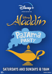 Aladdin (1992) - Pajama Party Movie Poster