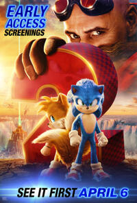 Sonic the Hedgehog 2 Early Access Screenings (2022) Movie Poster
