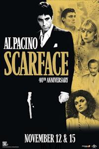 Scarface 40th Anniversary Movie Poster