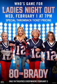 80 for Brady Ladies Night Out (2023) Movie Poster