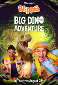 Blippi's Big Dino Adventure (2023) Movie Poster