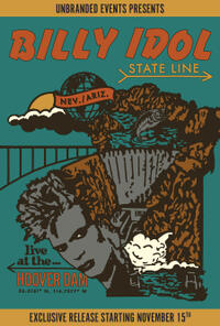 Billy Idol: State Line at Hoover Dam (2023) Movie Poster