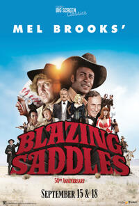 Blazing Saddles 50th Anniversary Movie Poster