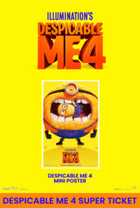 Despicable Me 4 Super Ticket (2024) Movie Poster