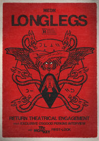 LONGLEGS with Osgood Perkins Taped Q&A + THE MONKEY First Look (2024) Movie Poster