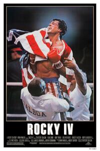 Double Feature: Rocky IV (1985) / Rambo II (1985) Movie Poster