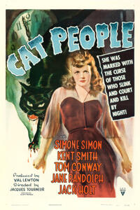 Double Feature: Cat People / The Leopard Man Movie Poster