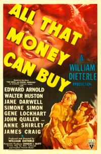 Double Feature: All That Money Can Buy / The Angel On My Shoulder Movie Poster