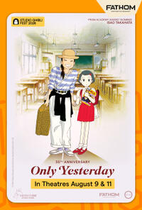 Only Yesterday 35th Anniversary - Studio Ghibli Fest 2026 Movie Poster