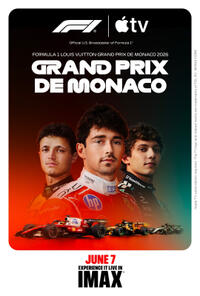 F1® on Apple TV Live in IMAX: Monaco Race (2026) Movie Poster