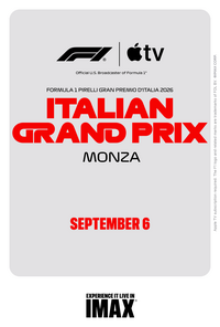 F1® on Apple TV Live in IMAX: Italy Race