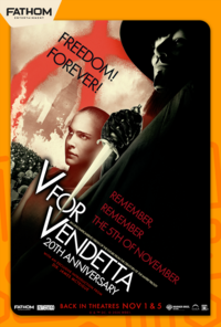 V for Vendetta 20th Anniversary (2026) Movie Poster