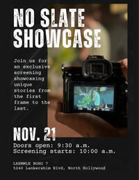 No Slate Showcase Movie Poster