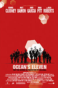 Ocean's Eleven - Open Captioned Movie Poster