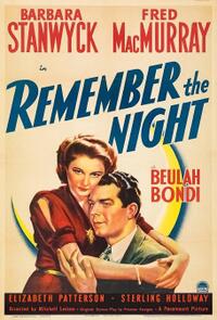Remember the Night Movie Poster