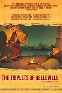 The Triplets of Belleville Movie Poster