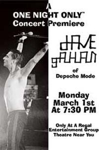 Dave Gahan Concert Movie Poster