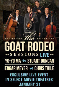 The Goat Rodeo Sessions LIVE featuring Yo-Yo Ma, Chris Thile, Edgar Meyer and Stuart Duncan