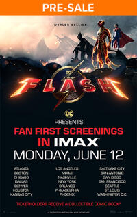 DC Presents: The Flash Fan First Screenings in IMAX (2023)