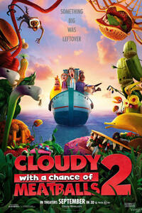 Cloudy with a Chance of Meatballs 2  Movie Poster