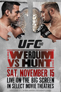 UFC 180: Werdum vs. Hunt Movie Poster