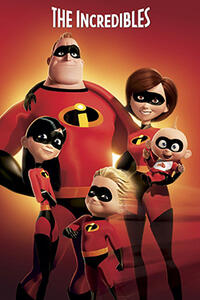 Double Feature: Incredibles / Incredibles 2 Movie Poster