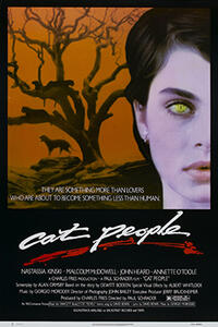 Double Feature: CAT PEOPLE and TIME AFTER TIME Movie Poster