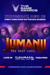 The Game Awards 2019 + Jumanji: The Next Level Early Screening Movie Poster